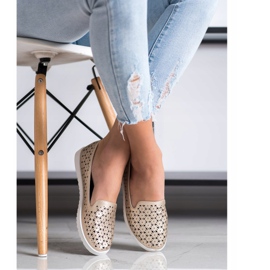 Renda Señores cómodos calados dorado 1 Renda Señores cómodos calados dorado 1