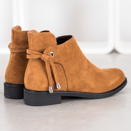 SHELOVET Botas camel marrón 2