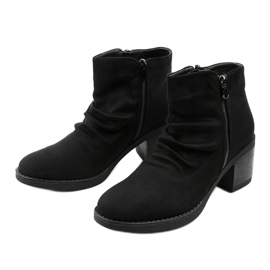 Botines negros con cremallera Millgrove 2 Botines negros con cremallera Millgrove 2