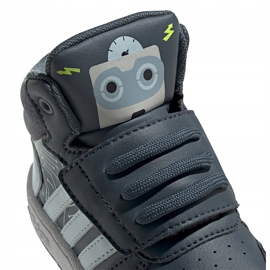 Zapatillas adidas Hoops Mid 2.0 I grises FW4925 para niños 2