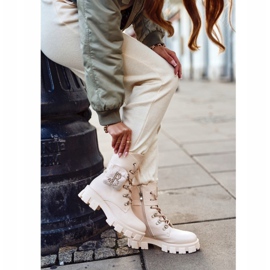 FS1 Botas De Mujer En La Plataforma Beige Cálido Seúl 1 FS1 Botas De Mujer En La Plataforma Beige Cálido Seúl 1