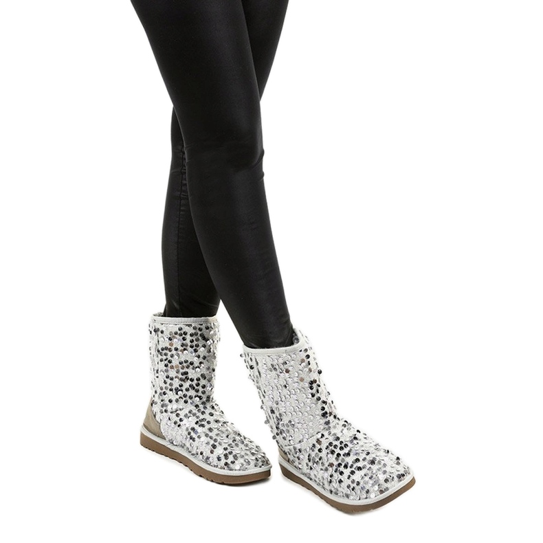 Botas aislantes plateadas emu Stouteyes plata 1