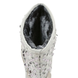 Botas aislantes plateadas emu Stouteyes plata 2