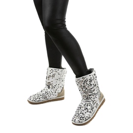 Botas aislantes plateadas emu Stouteyes plata 4