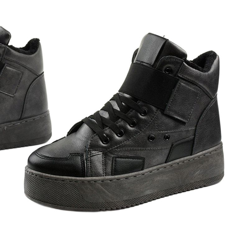 Botines con aislamiento en Riverview negro gris 1