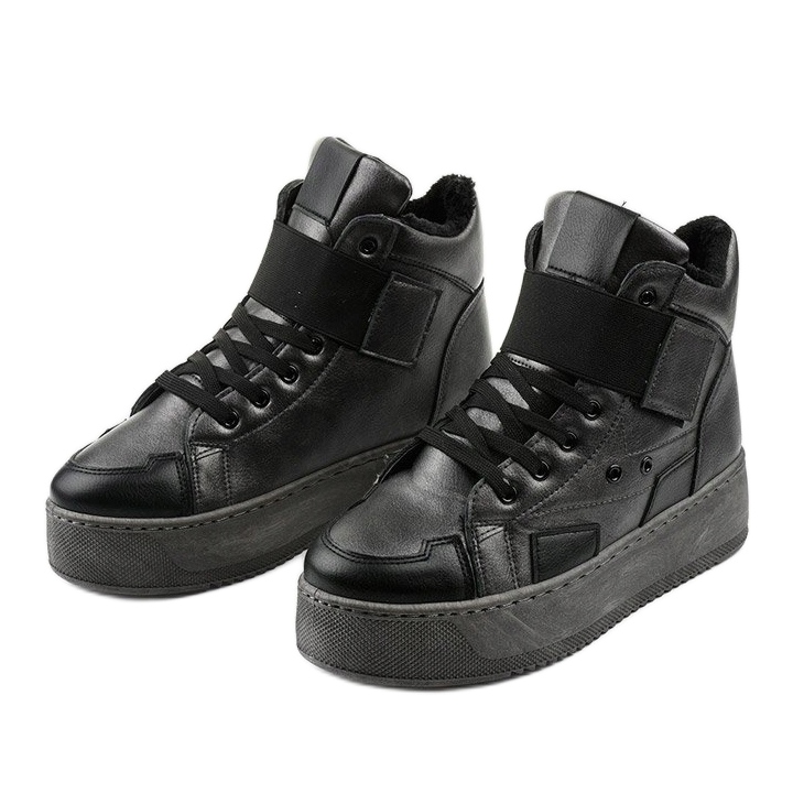 Botines con aislamiento en Riverview negro gris 2