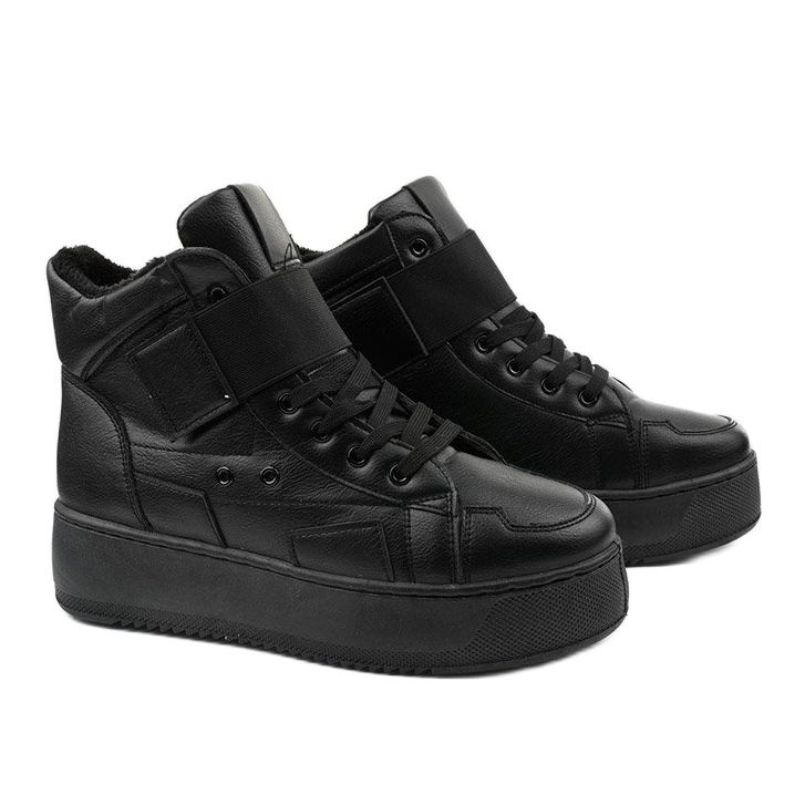 Botas negras con aislamiento de Riverview negro 1 Botas negras con aislamiento de Riverview negro 1