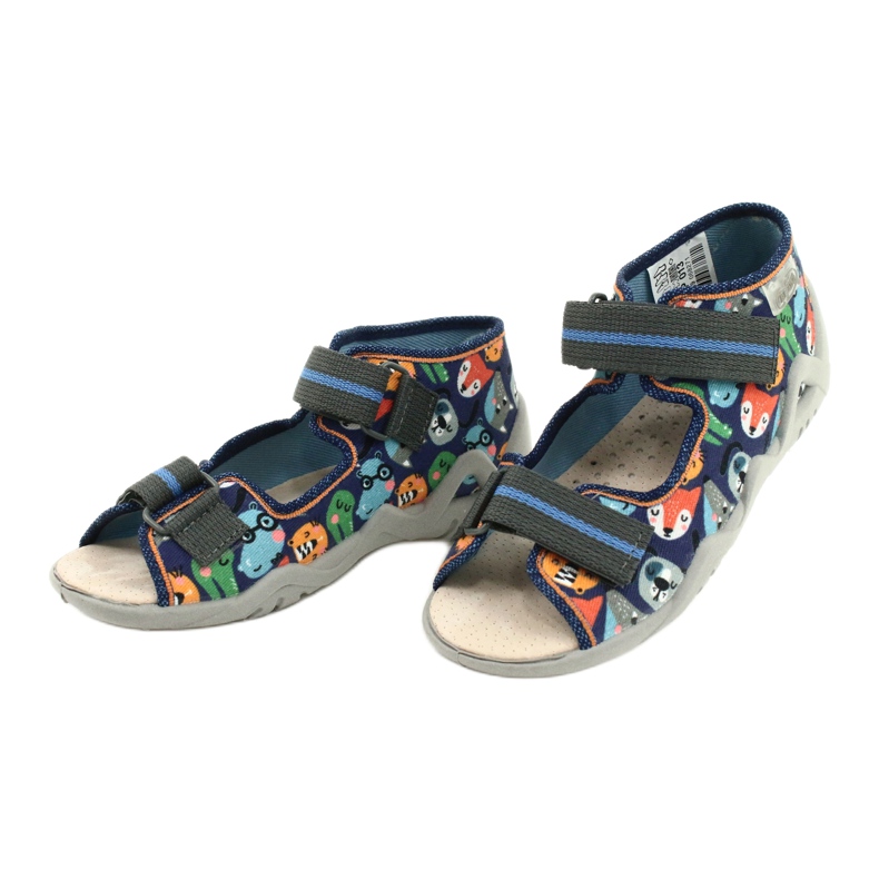 Calzado infantil befado amarillo 350P013 azul marino azul naranja gris 3