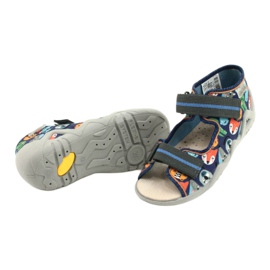 Calzado infantil befado amarillo 350P013 azul marino azul naranja gris 4