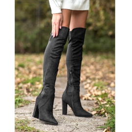 Sweet Shoes Botas altas en Spitz negro 1