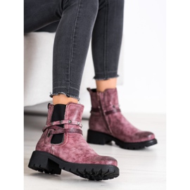 Super Me Trabajadores de cuero ecológico rosa 1