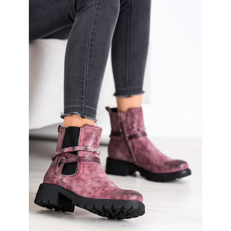 Super Me Trabajadores de cuero ecológico rosa 1