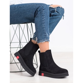 Gogo Botas sin cordones en la plataforma negro 2