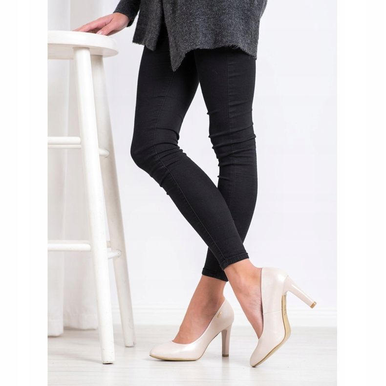 Goodin Bombas De Tacones Altos beige 2