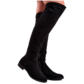 Botas de mujer Sergio Leone ante negro cálido KZ292 5