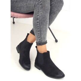 Botines Chelsea negros para mujer 8310 Negro 4