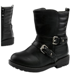 Botas negras para niños para niña Keenshaper negro 1