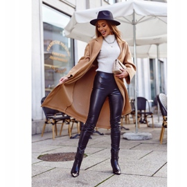 FG1 Botas De Mujer Con Puntera De Acero Con Estampado Negro Eternally 11