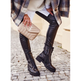 FRSS Botas cálidas negras para mujer Support Me negro 5