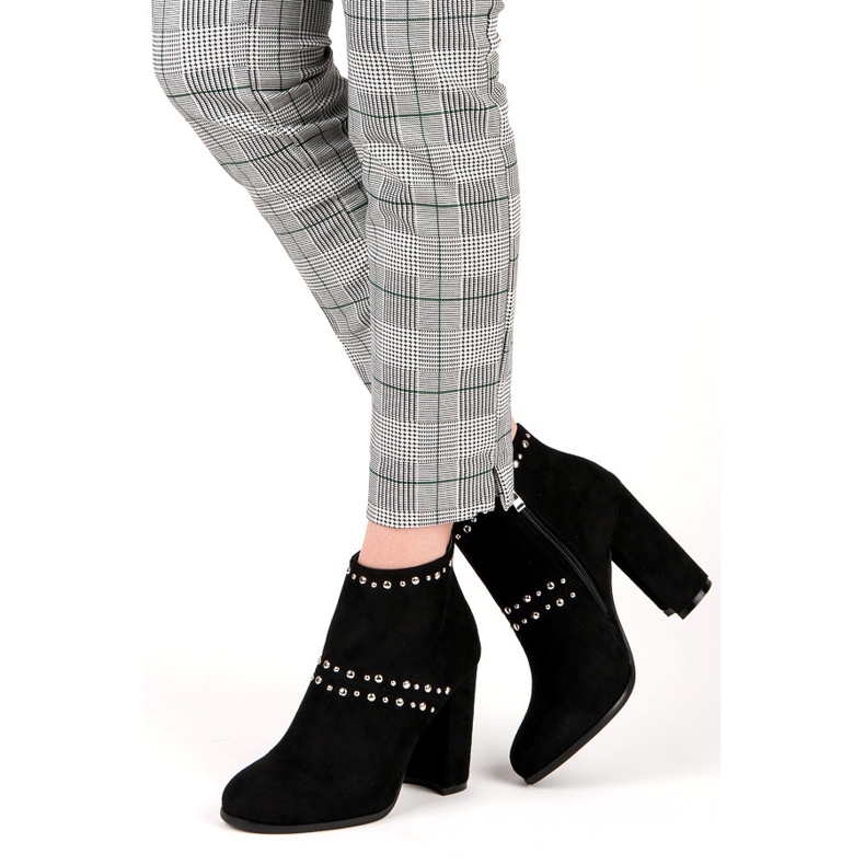 Seastar Botines de ante en el poste negro 2 Seastar Botines de ante en el poste negro 2