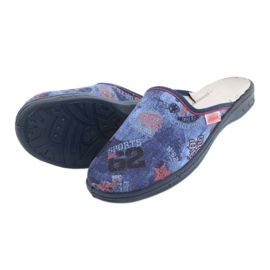 Zapato infantil color befado 707Y415 rojo azul 4