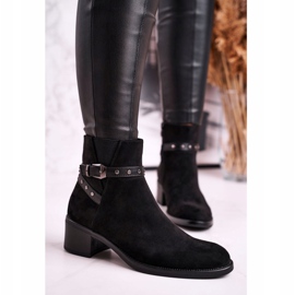 Botas de Mujer Sergio Leone Suede Black BT615 negro 4