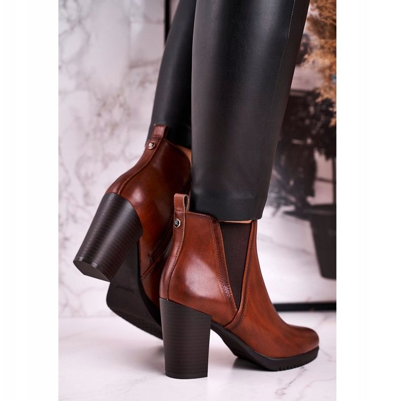 Botas Calientes Con Tacón Sergio Leone Marrón BT311 1 Botas Calientes Con Tacón Sergio Leone Marrón BT311 1