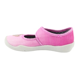 Calzado infantil befado 123X038 rosa plata 2
