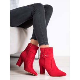Laura Mode Botas Rojas Elegantes En Spitz rojo 2 Laura Mode Botas Rojas Elegantes En Spitz rojo 2