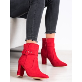 Laura Mode Botas Rojas Elegantes En Spitz rojo 1 Laura Mode Botas Rojas Elegantes En Spitz rojo 1