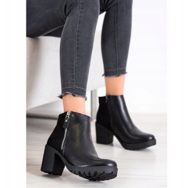 Queen Vivi Botas negras de moda negro 1 Queen Vivi Botas negras de moda negro 1