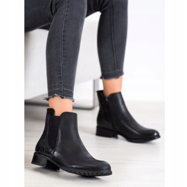 Kayla Botas casual con estampado de serpiente negro 1 Kayla Botas casual con estampado de serpiente negro 1