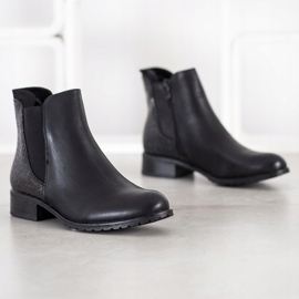 Kayla Botas casual con estampado de serpiente negro 4