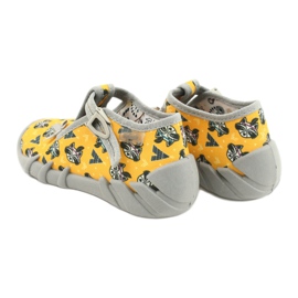 Calzado infantil befado 110P393 gris amarillo 9