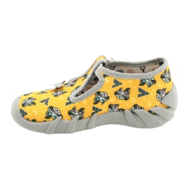 Calzado infantil befado 110P393 gris amarillo 6