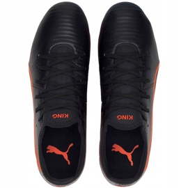 Zapatos de fútbol Puma King Pro Fg negro-naranja 105608 06 multicolor 3