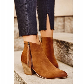 Botas Big Star Suede GG274364 camel marrón 2