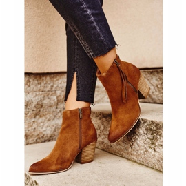 Botas Big Star Suede GG274364 camel marrón 1