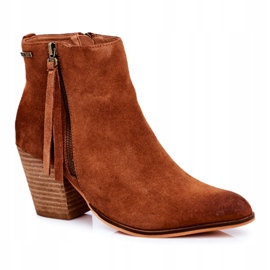 Botas Big Star Suede GG274364 camel marrón 3