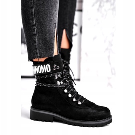 Evento Botas de madera High Black 9BT35-1331 Black Popsi negro 2