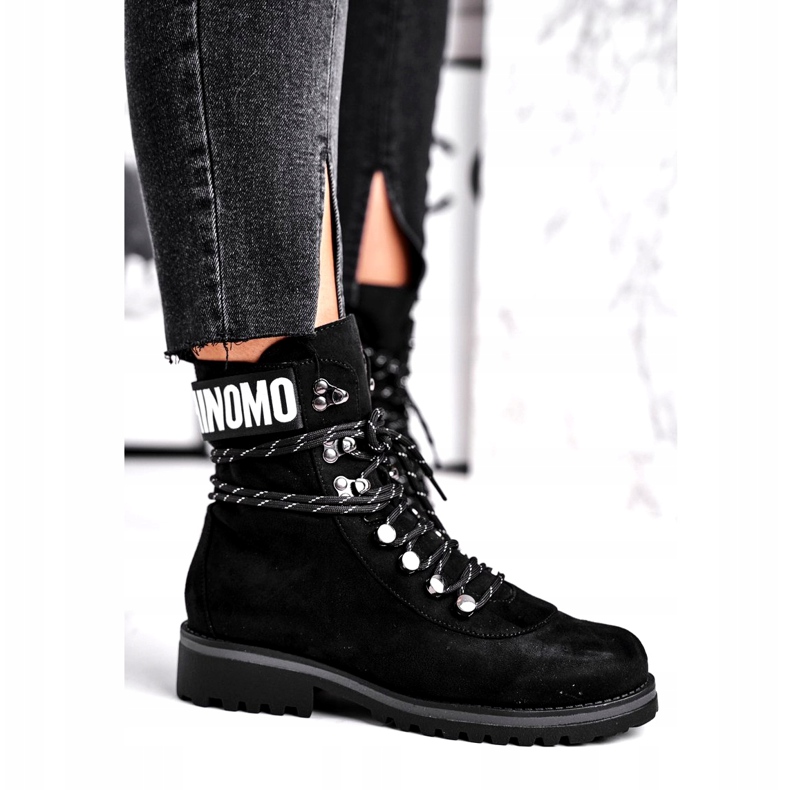 Evento Botas de madera High Black 9BT35-1331 Black Popsi negro 2