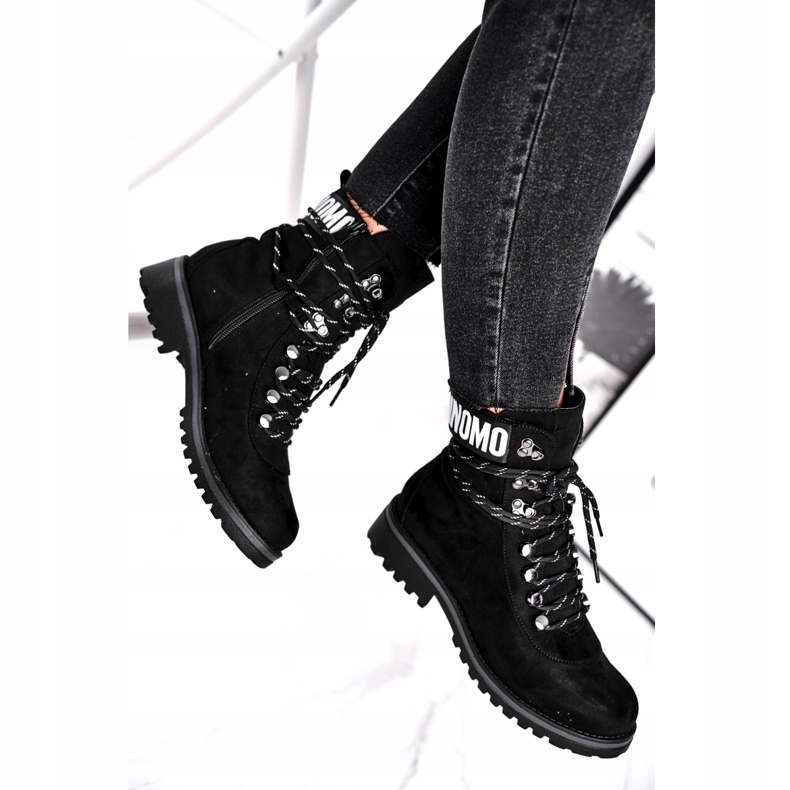 Evento Botas de madera High Black 9BT35-1331 Black Popsi negro 1