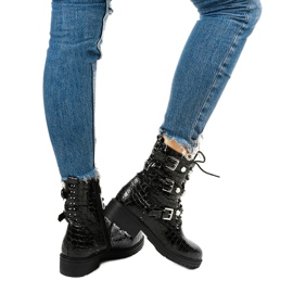 Botas negras planas con aislamiento Torwain pearls negro 2 Botas negras planas con aislamiento Torwain pearls negro 2