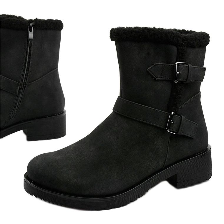 Botas de mujer Lightwing negras con aislamiento negro 1 Botas de mujer Lightwing negras con aislamiento negro 1