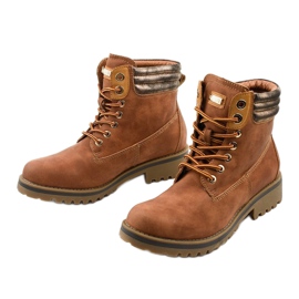 Botas camel con cordones, aislante Halitta marrón multicolor 2