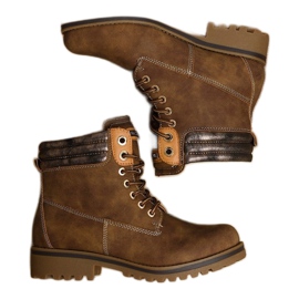 Botas caqui con cordones y Halitta forrado 4