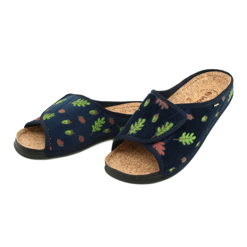 Zapatos de mujer Inblu 155D115 azul marino verde 3