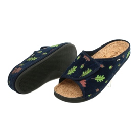 Zapatos de mujer Inblu 155D115 azul marino verde 4