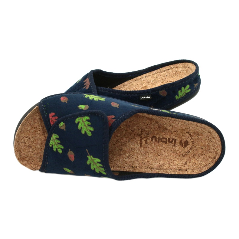 Zapatos de mujer Inblu 155D115 azul marino verde 5