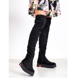 Gogo Botas de plataforma de moda negro 2